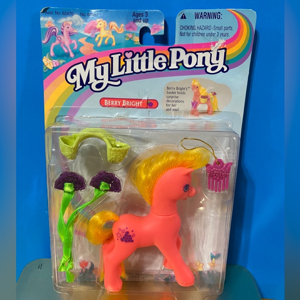 MY LITTLE PONY G2 VTG 1997 SECRET SURPRISE FRIENDS BERRY BRIGHT & ACCESS…